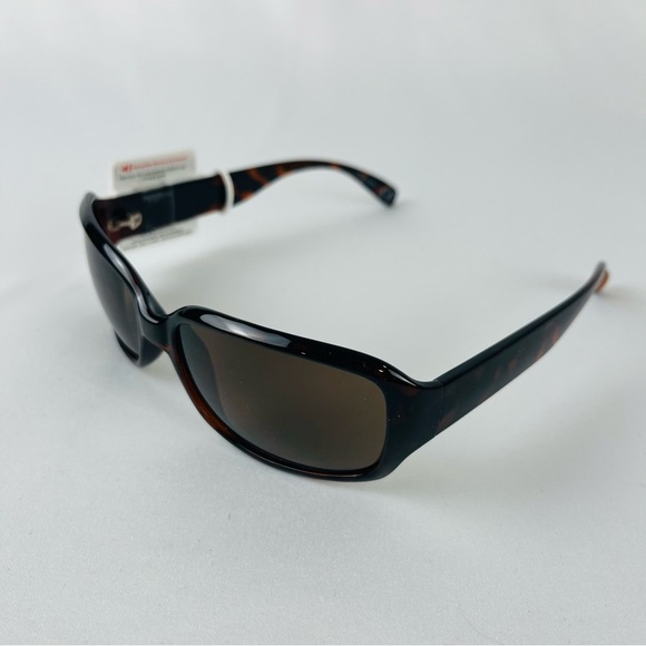 Croft & Barrow Sunglasses Tortoise Shell Frame Brown Lenses 100% UV Protection - Picture 10 of 10
